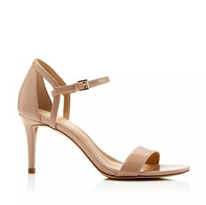 Michael Kors Nude Simone Mid Sandal Heels